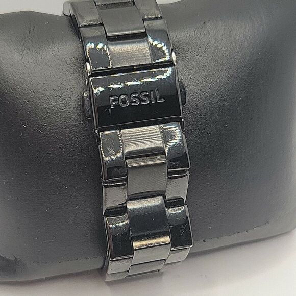 Fossil Janice BQ3318 Womens Black Stainless Steel Analog Dial Quartz Watch AM835 - Picture 6 of 11